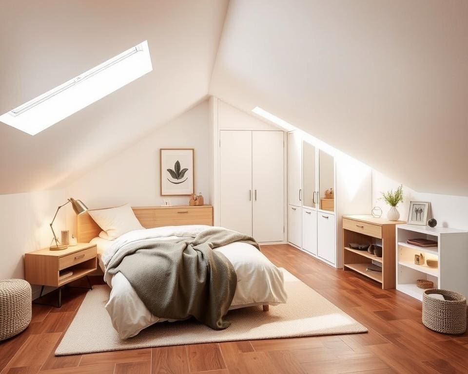 slimme oplossingen voor slaapkamer optimaliseren schuin dak