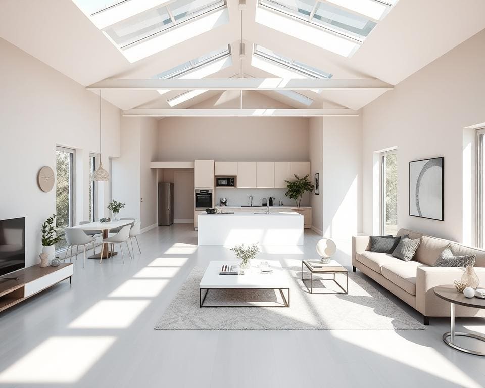 Efficiënte open huis plattegrond