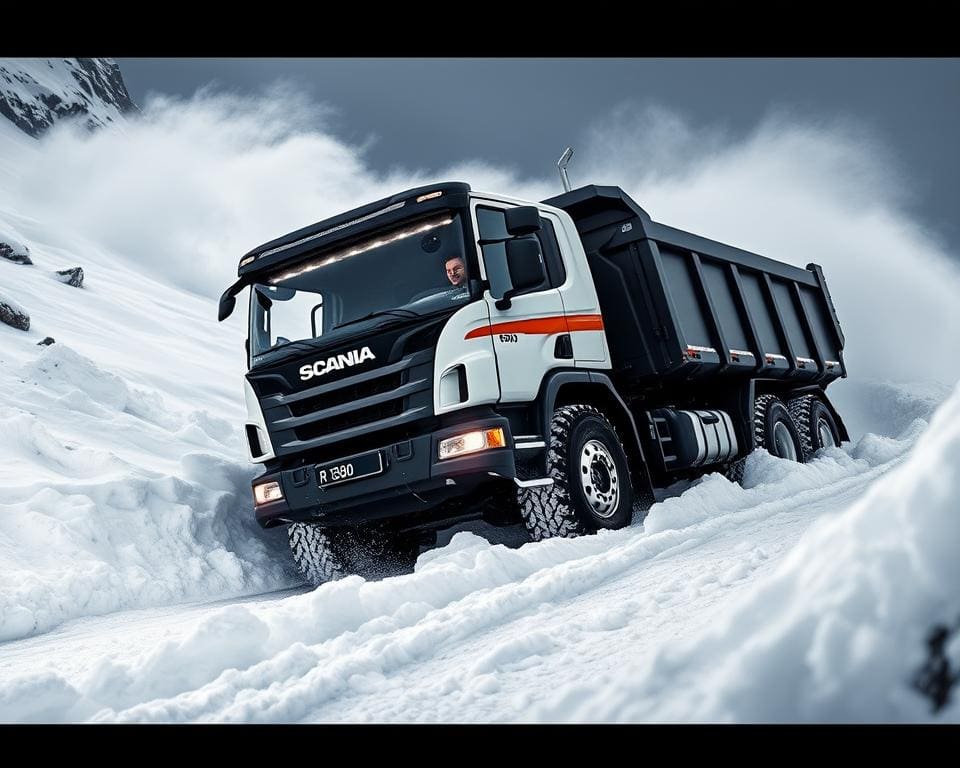 Hoe betrouwbaar is de Scania R580 kiepwagen in extreme omstandigheden?