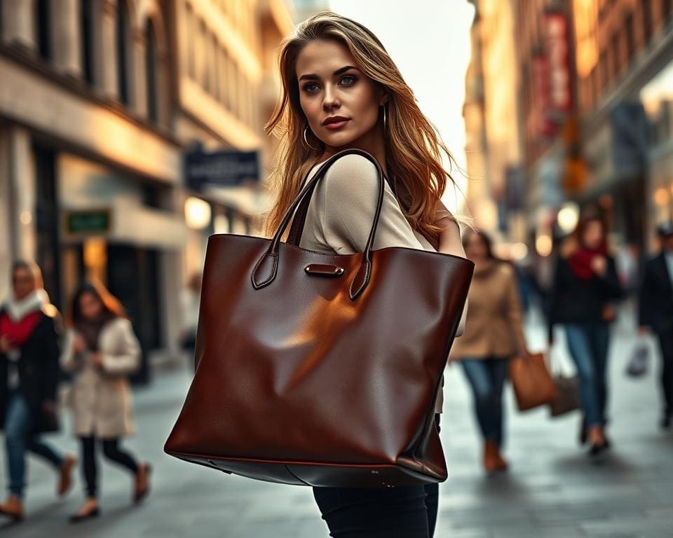 Hoe gebruik je een tas als fashionstatement?
