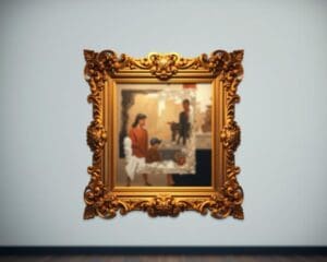 Hoe geef je moderne kunst een klassieke omlijsting?