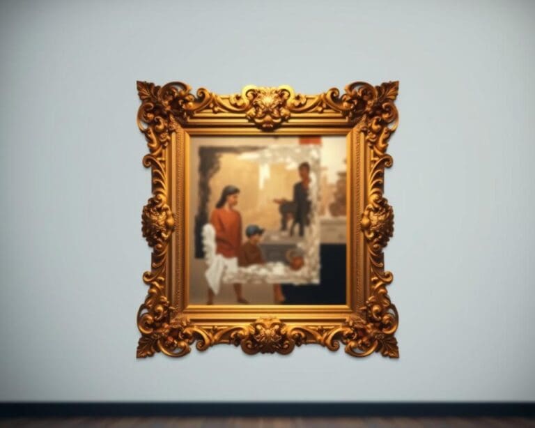 Hoe geef je moderne kunst een klassieke omlijsting?
