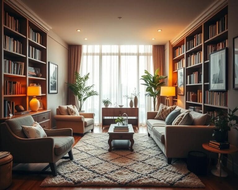 Hoe richt je een lange, smalle kamer gezellig in?