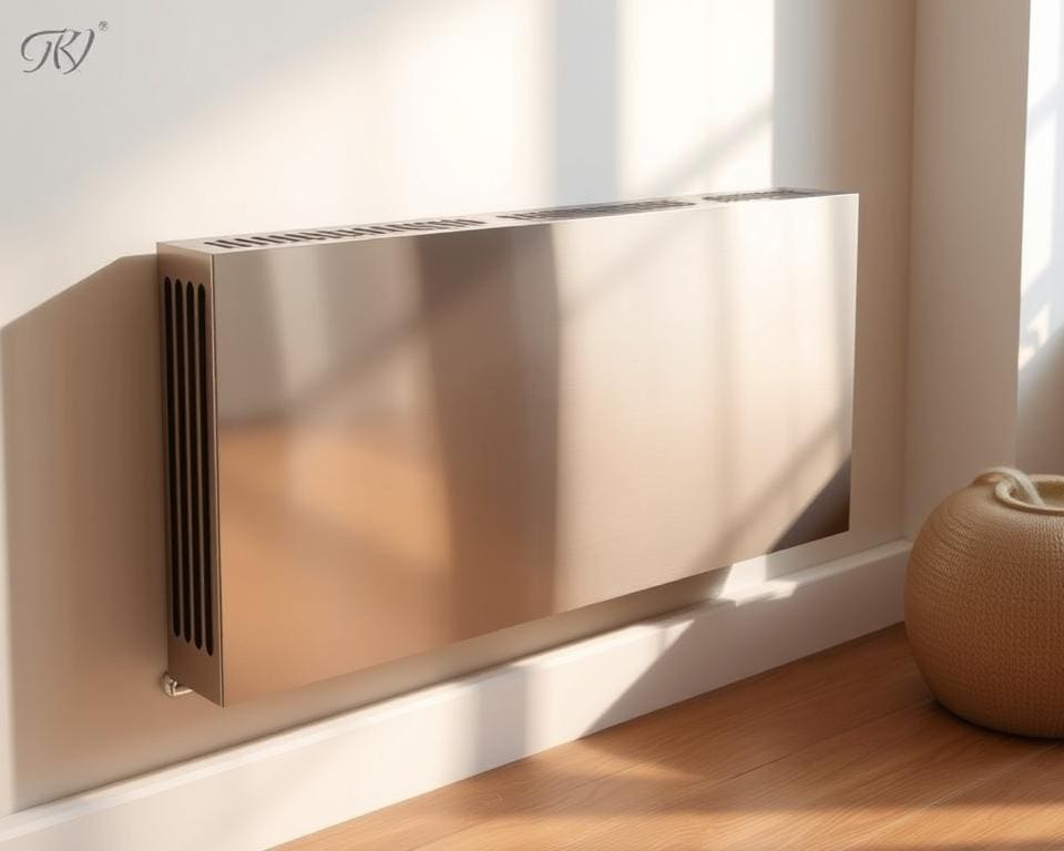 Hoe strak sluit een metalen radiator ombouw aan?