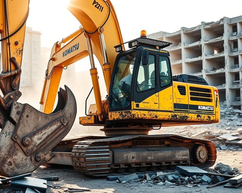 Komatsu PC210 slopen