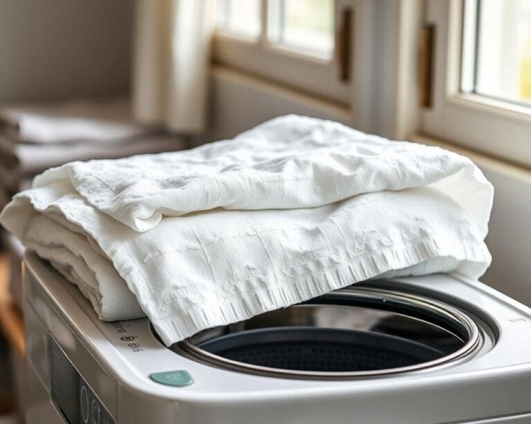 Kun je kaasdoek wassen in de wasmachine?