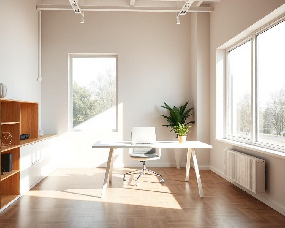 Minimalistisch kantoor design