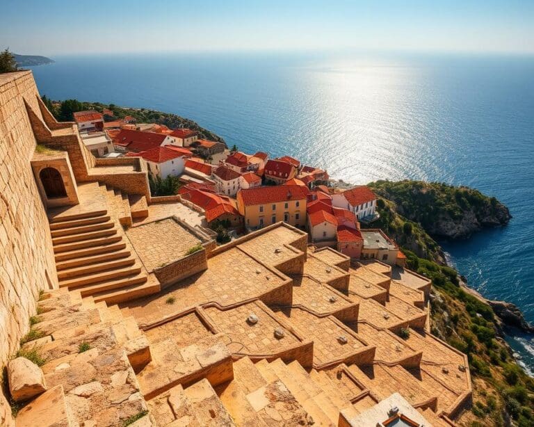 Šibenik – Trappen en uitzicht aan de Kroatische kust 🇭🇷
