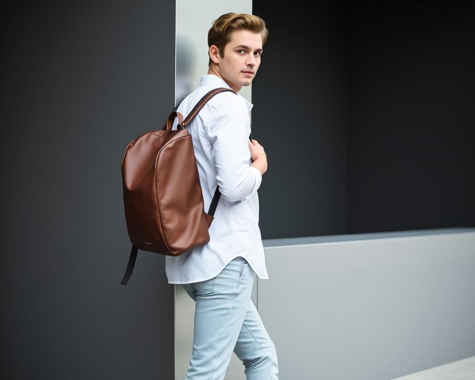 Stijlvolle rugzak outfit