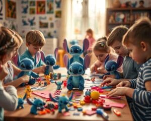 Voor welke leeftijden is de Stitch tekenset geschikt?