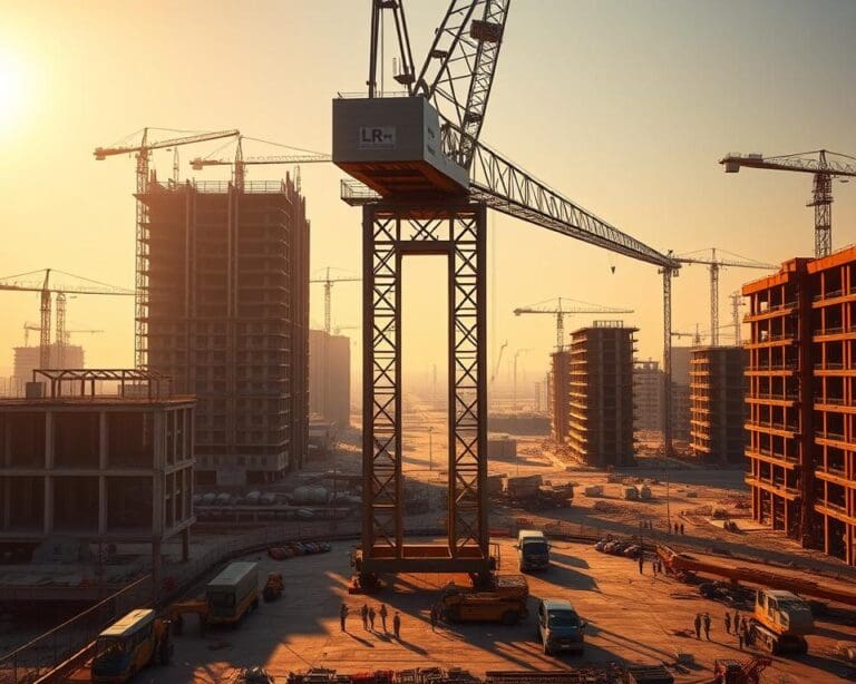Waarom kiezen bouwbedrijven voor de Liebherr LR 1300-kraan?