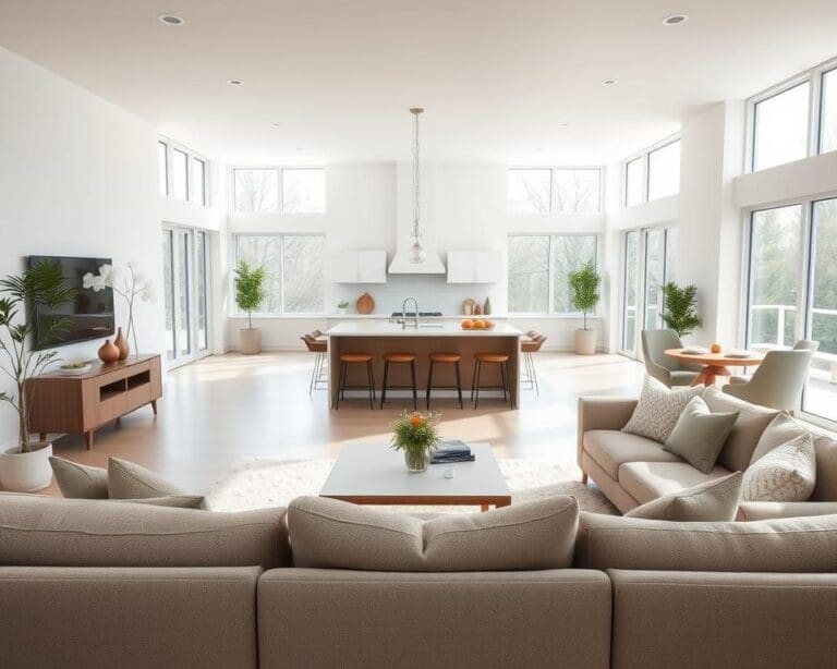 Wat is een praktische indeling voor een open huis?