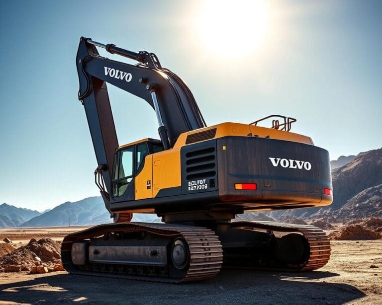 Wat zijn de unieke kenmerken van de Volvo EC750 graafmachine?