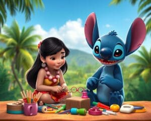 Welke knutselideeën zijn leuk met Lilo en Stitch?
