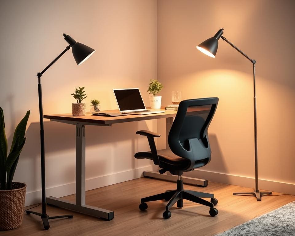 ergonomische werkplek creëren