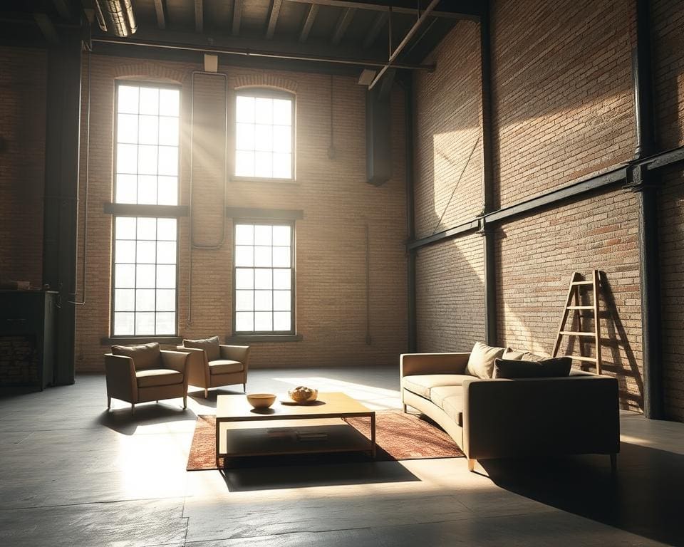 lichte tinten voor industriële look