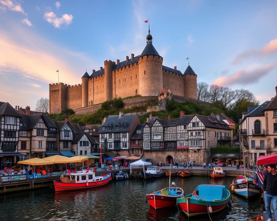 middeleeuwse sfeer in Dinan