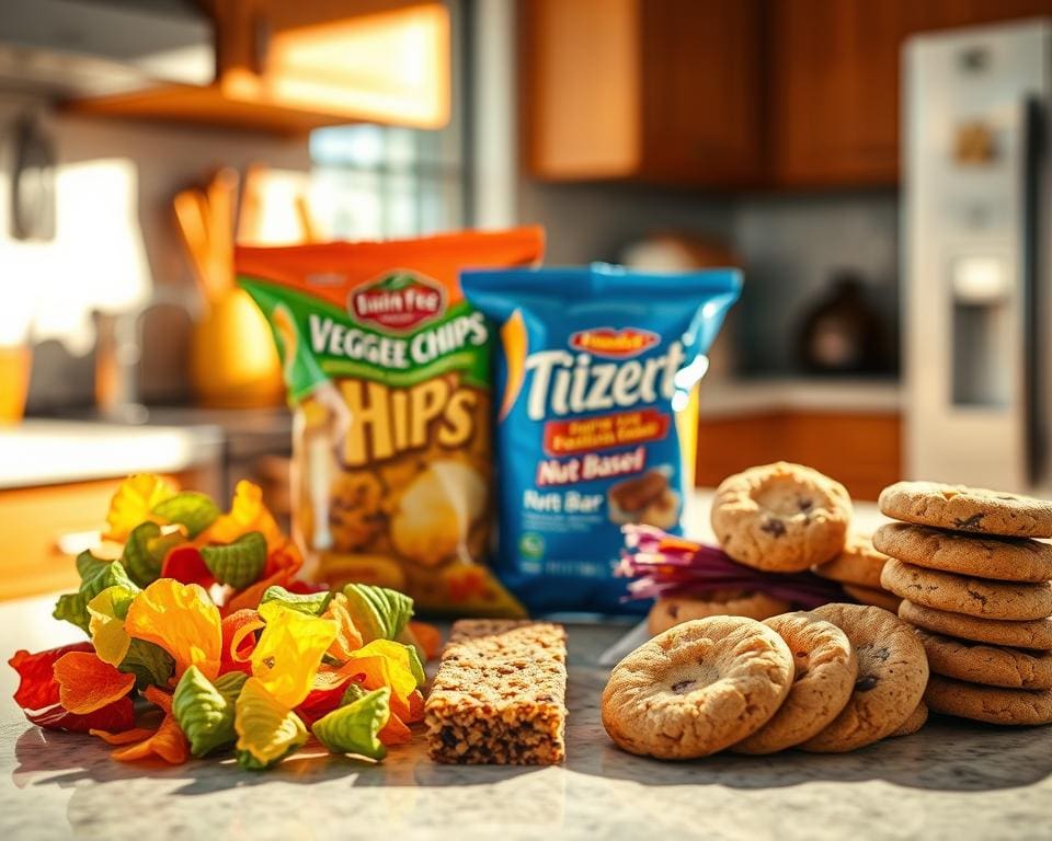 vergelijking van glutenvrije en reguliere snacks