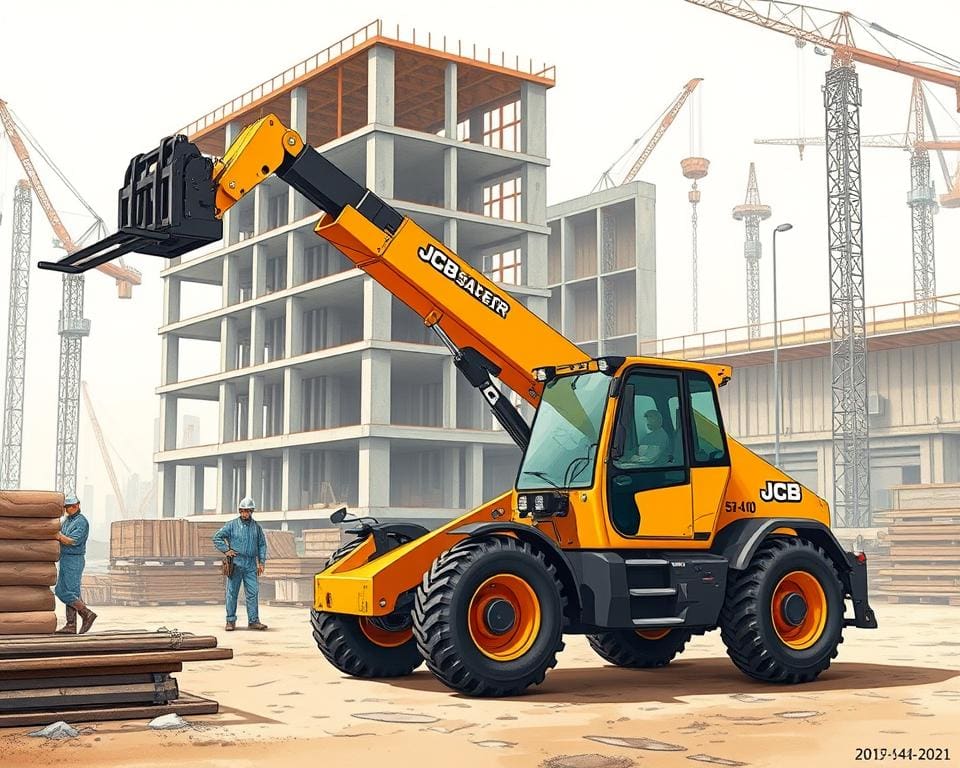 voordelen JCB 540-140 verreiker in de bouw