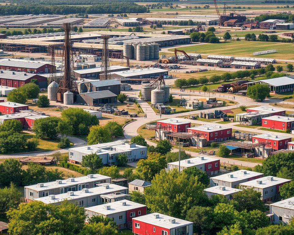 Creatieve huisvesting op voormalige legerbases