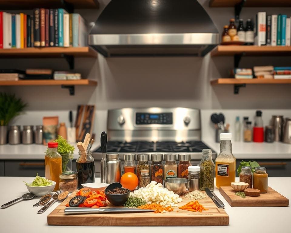 Hoe verdeelt een chef zijn mise-en-place?