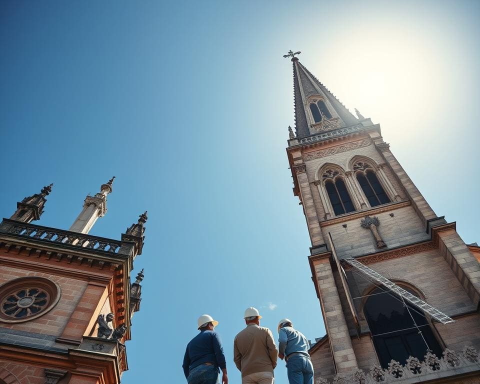 Hoe werkt verantwoorde restauratie van torenspitsen?