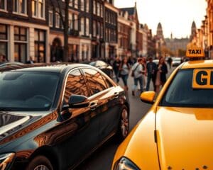 Is een privé rit sneller dan een taxi in Amsterdam?