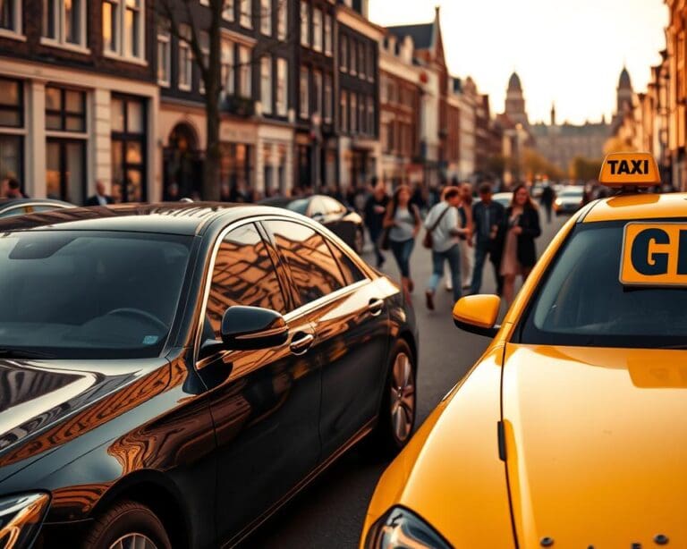 Is een privé rit sneller dan een taxi in Amsterdam?
