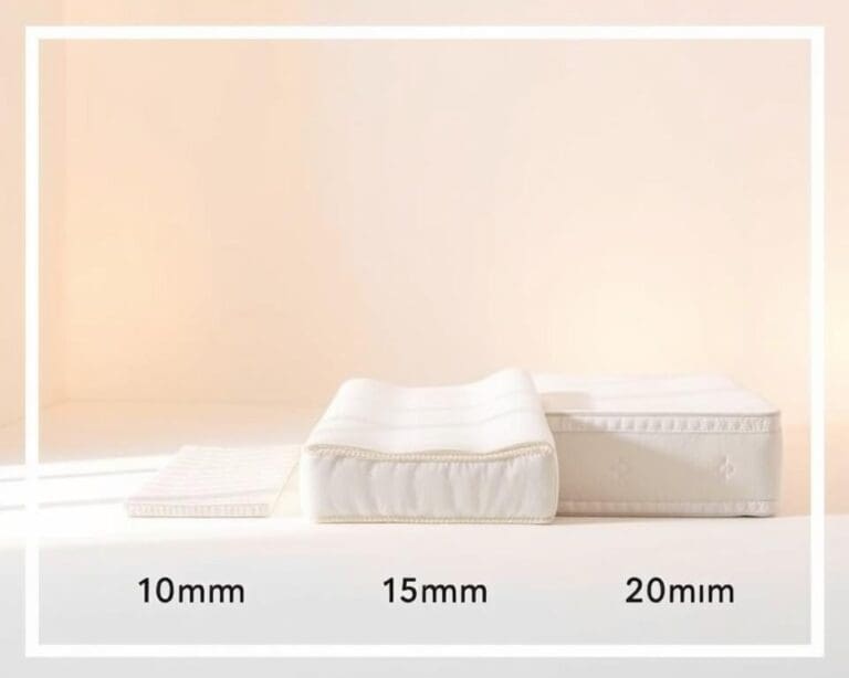 Wat is het verschil tussen 10, 15 en 20 mm matras?