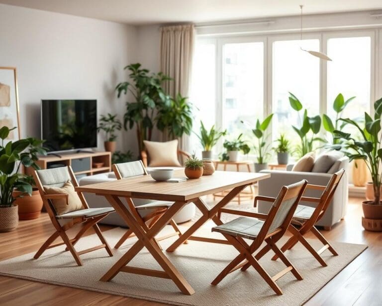 Wat zijn eco-keuzes voor opklapmeubels?