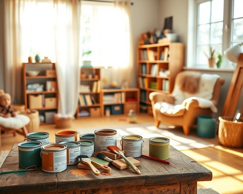 Wat zijn natuurlijke verfsoorten voor kinderkamers?