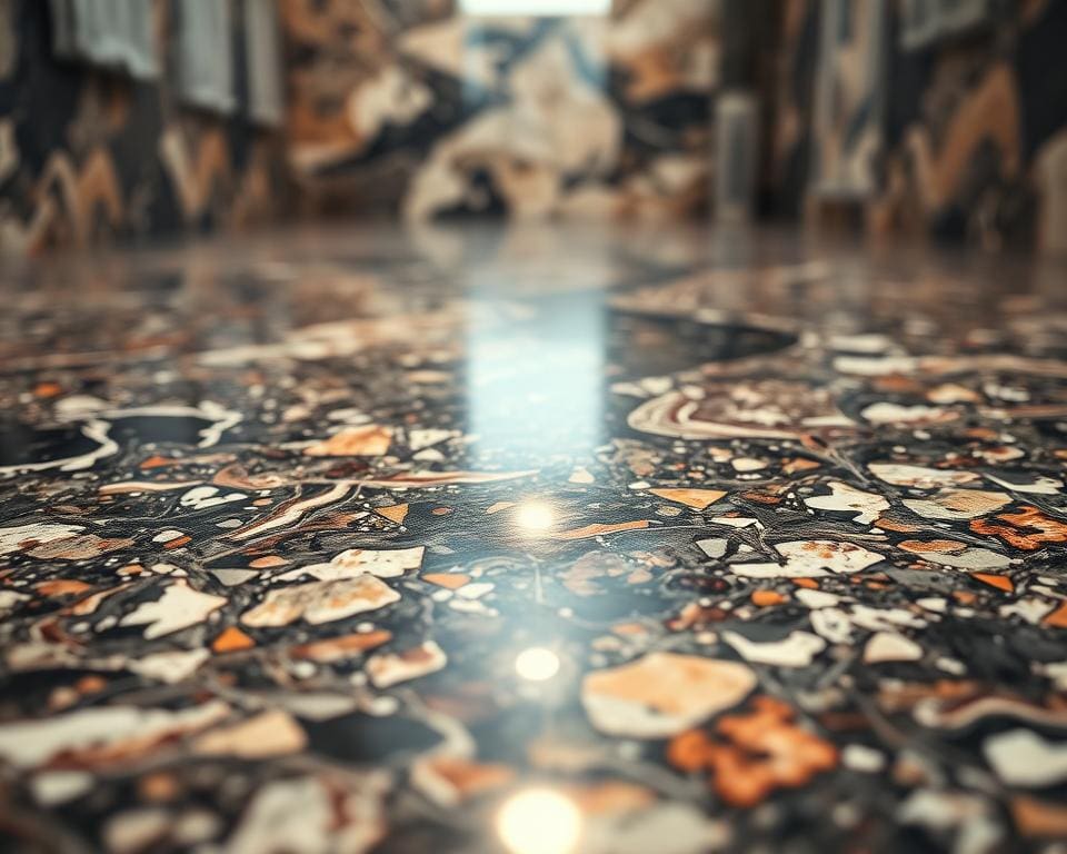 visuele impact van terrazzo