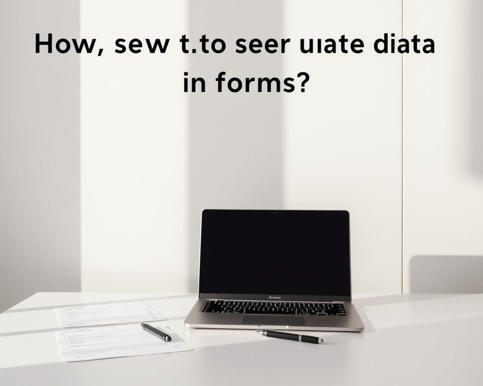 Hoe beveilig je gebruikersdata in formulieren?