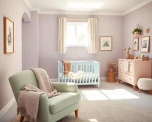 Populaire kleuren voor babykamers in 2025
