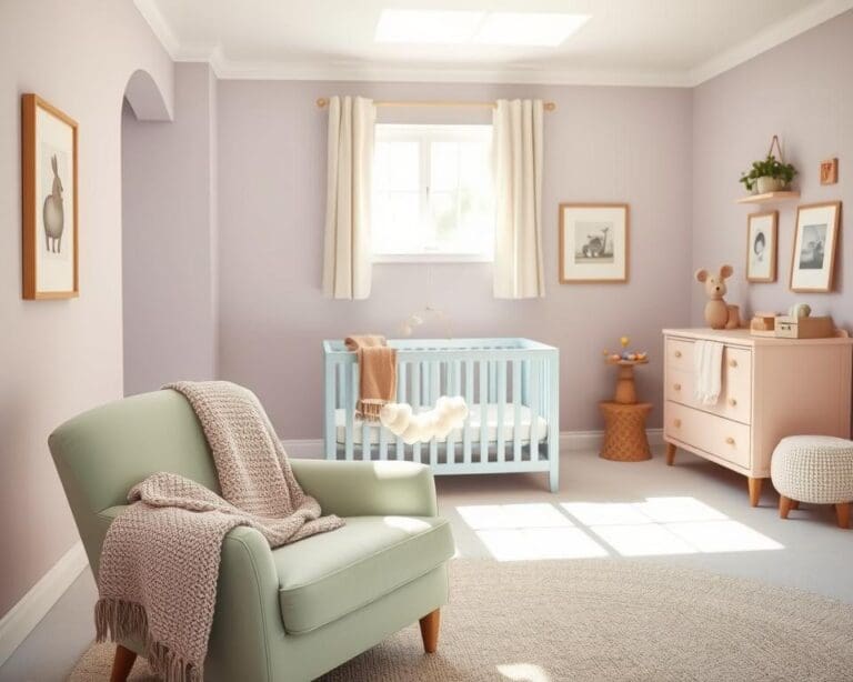 Populaire kleuren voor babykamers in 2025