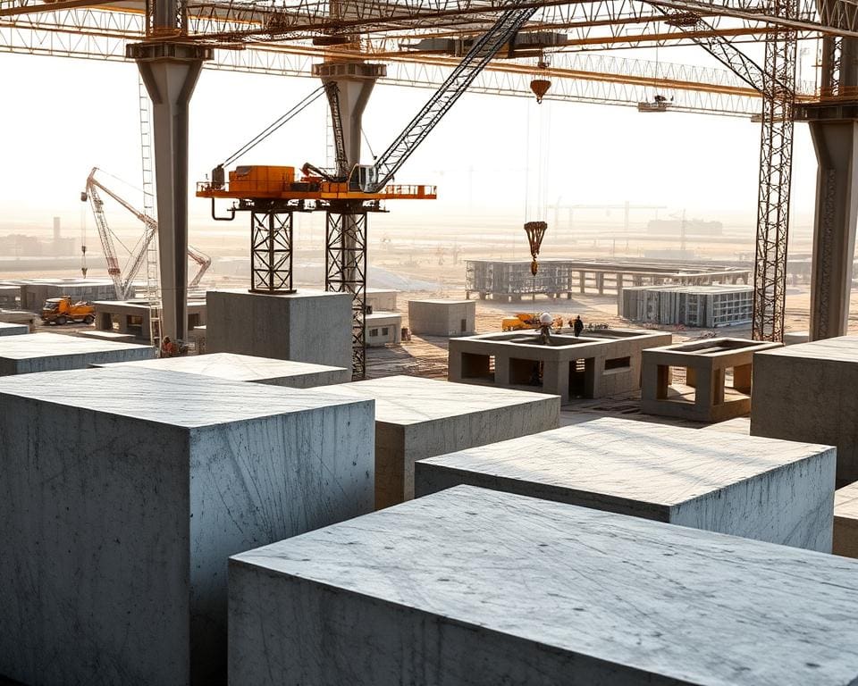Prefab beton voor infra