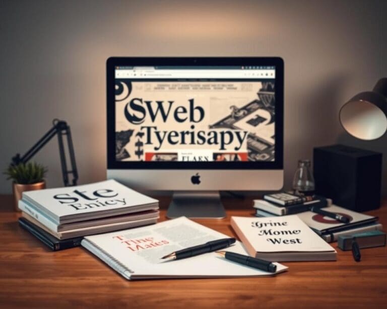 Wat is belangrijk bij typografie in webdesign?