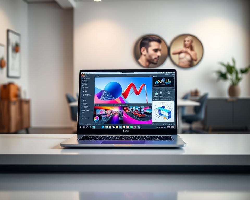 Wat is een krachtige laptop voor grafische software?