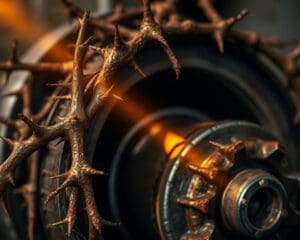 Wat is het gevaar van bramen op metalen onderdelen?