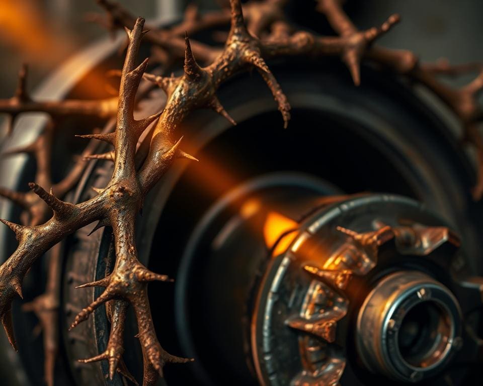 Wat is het gevaar van bramen op metalen onderdelen?