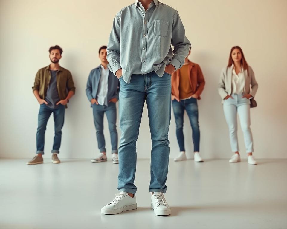 casual outfits met witte sneakers