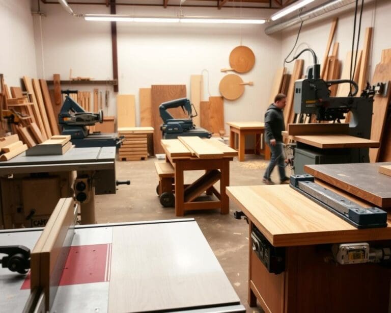 Houtbewerkingsmachines voor meubelmakers