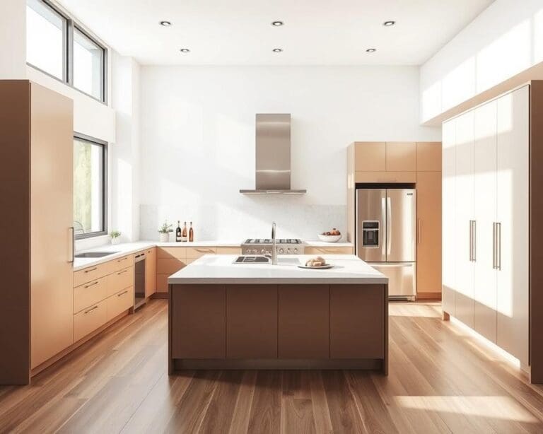 Inspiratie voor een moderne keukeninrichting