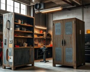 Robuuste kasten voor werkplaatsen