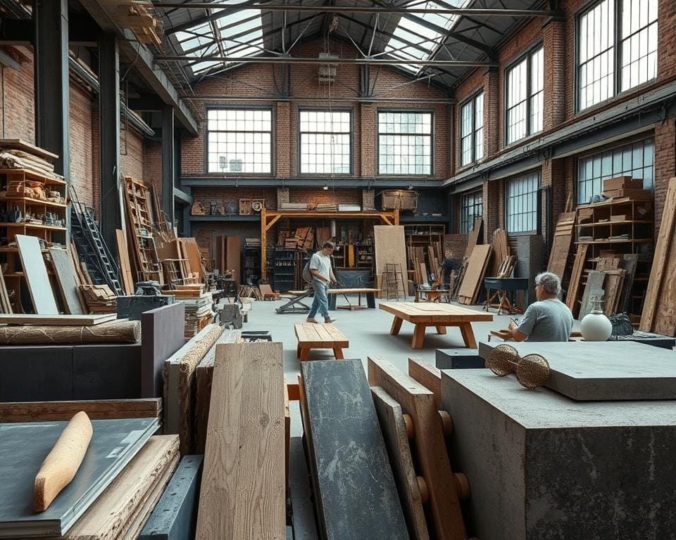 materialen industrieel design