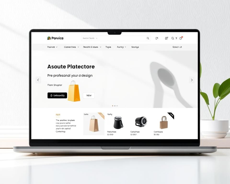 professioneel webdesign voor Shopify webshops