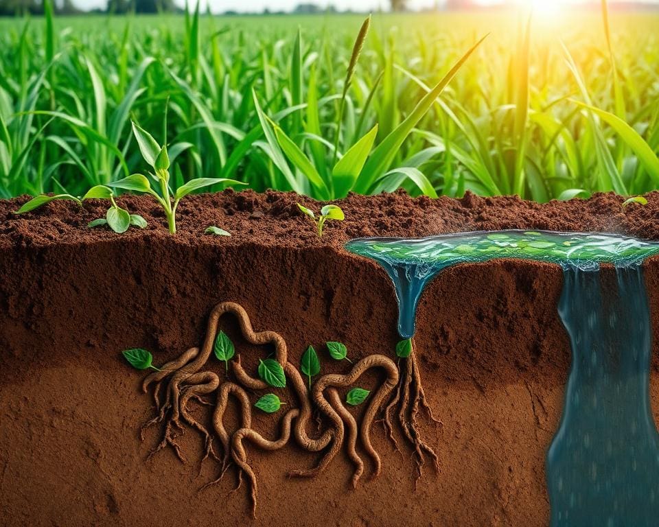 regenwater infiltratie en bodemgezondheid