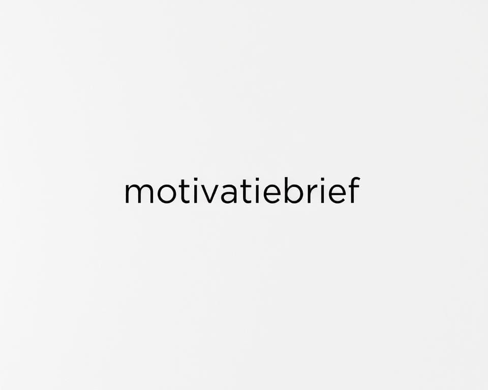 Hoe schrijf je een sterke motivatiebrief?