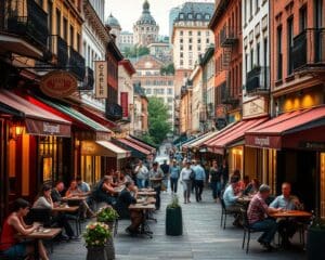 Waar vind je de leukste restaurants in de stad?