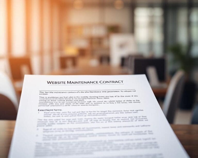 De voordelen van onderhoudscontracten voor websites
